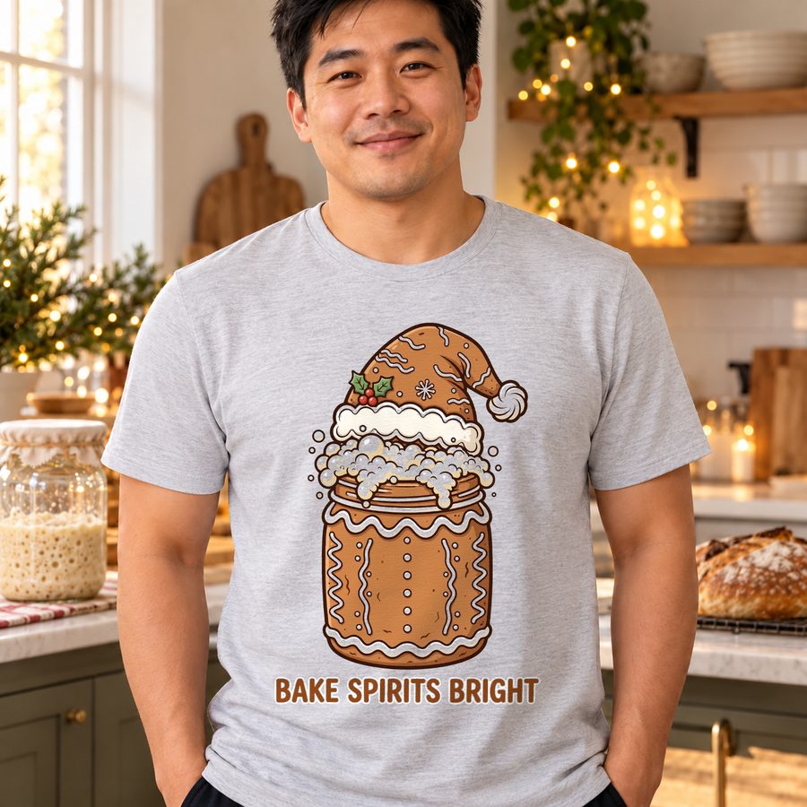 Bake Spirits Bright funny tee