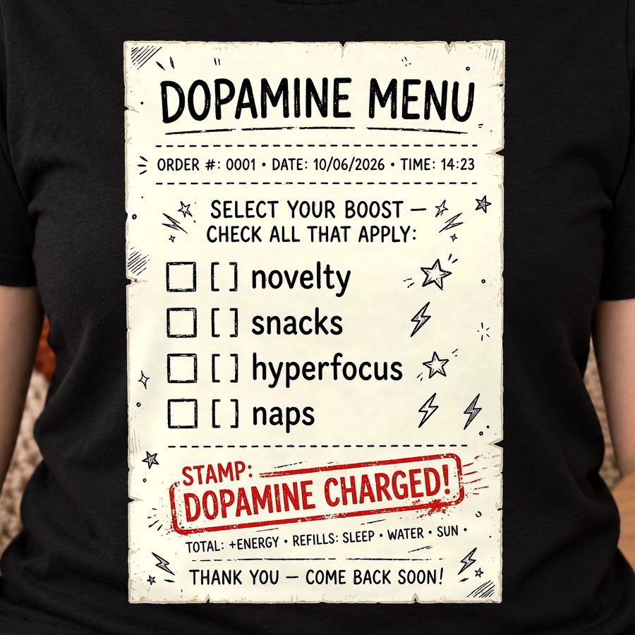 Dopamine Menu funny tee