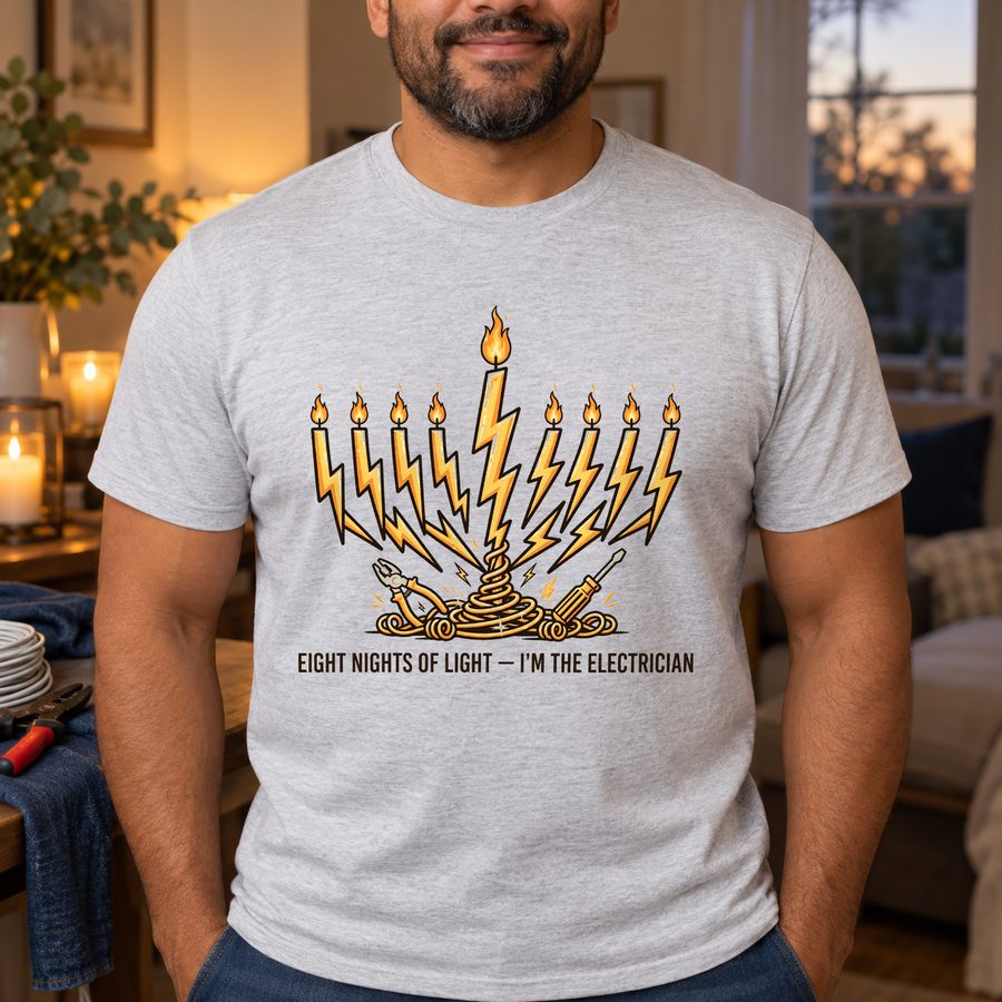 Eight Nights of Light funny tee