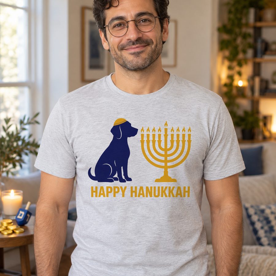 Hanukkah Hound funny tee