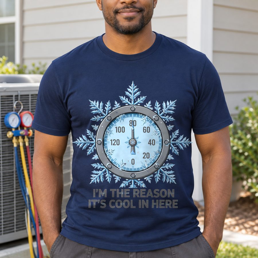 HVAC Cool funny tee