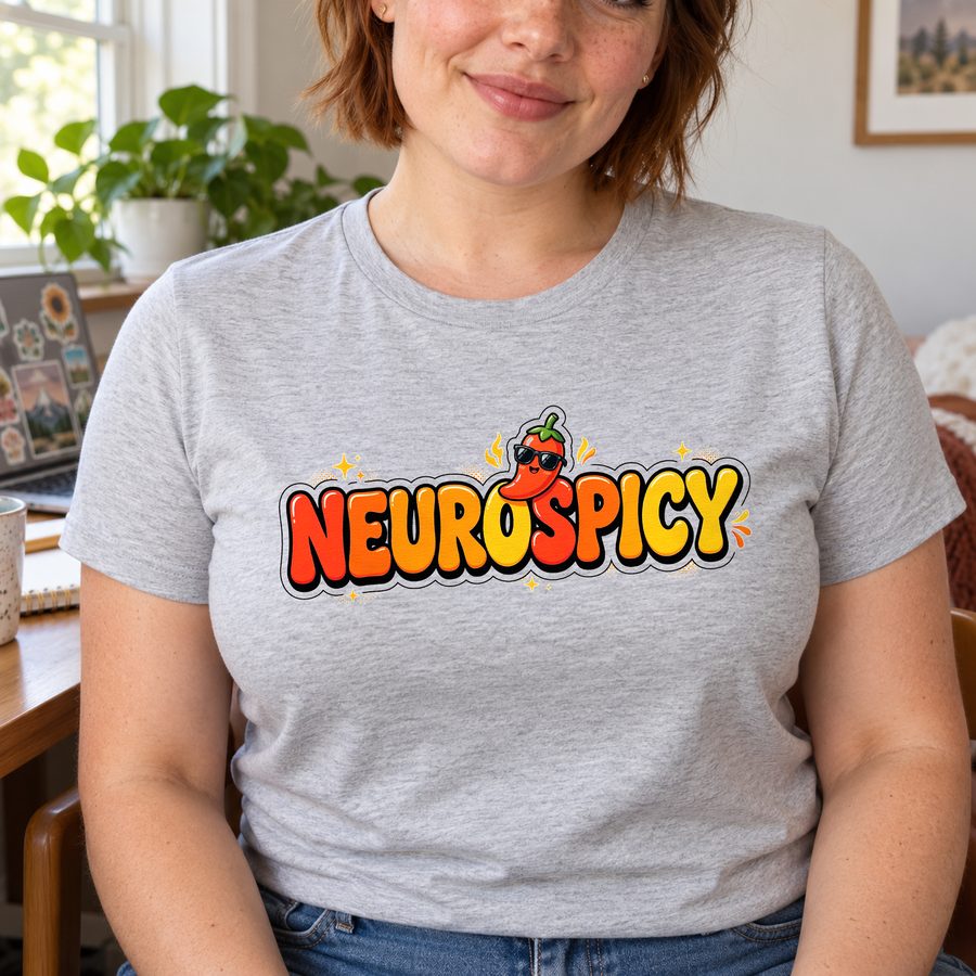Funny Neurospicy gift guide tee