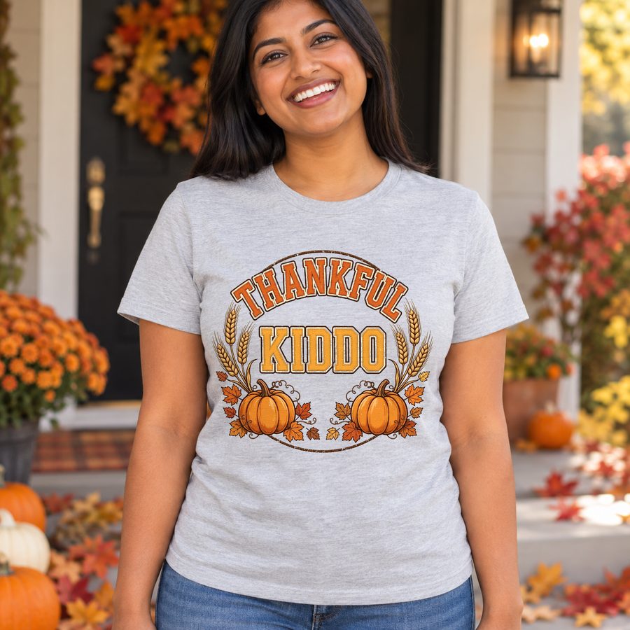 Thankful Kiddo funny tee
