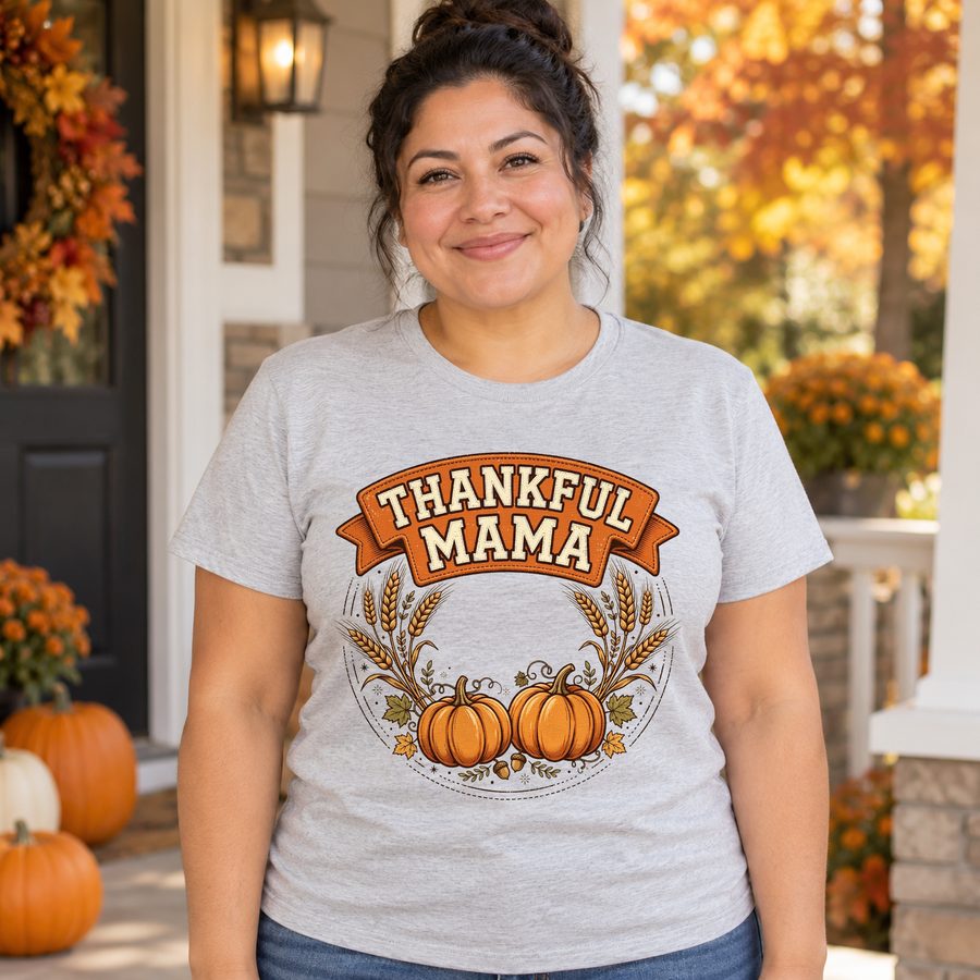 Thankful Mama funny tee